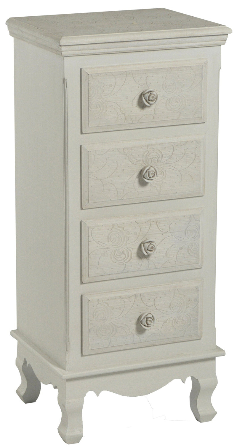 Cassettiera in Legno 4 Cassetti Piccolo Lipsia