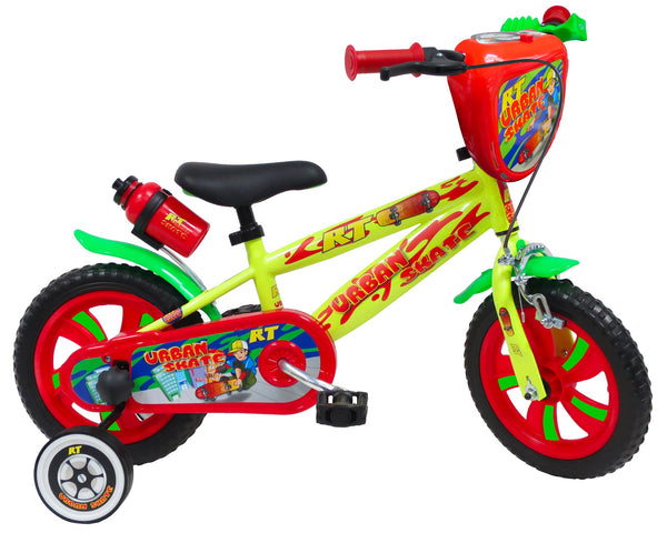 Bicicletta per Bambino 12” 1 Freno Gomme in EVA Urban Skate Gialla acquista