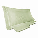 Set Lenzuola Sopra Sotto e Federe Tinta Unita Mitera Rubino Verde Chiaro Varie Misure