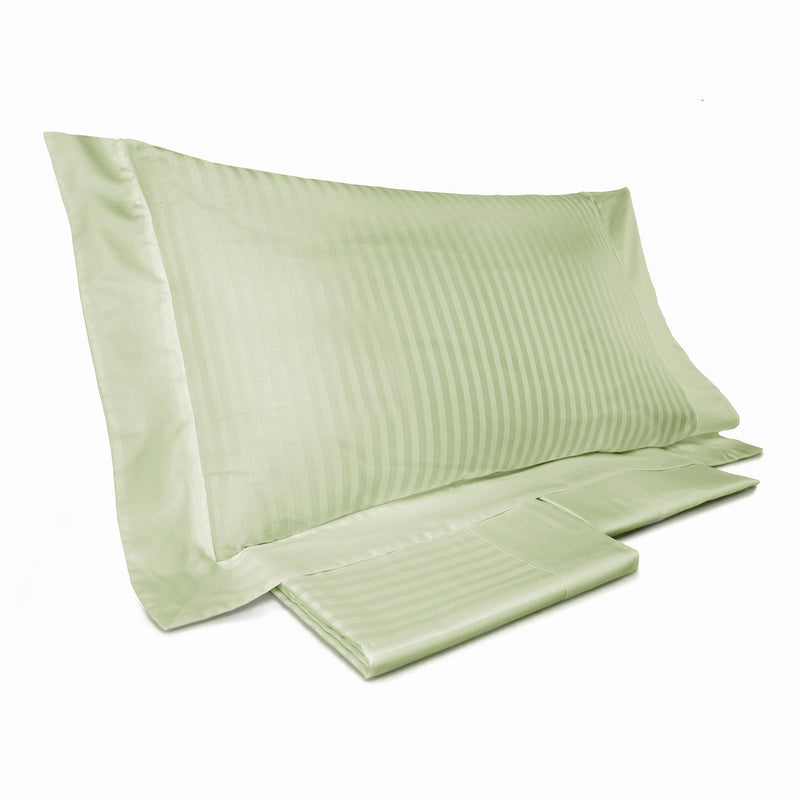 Set Lenzuola Sopra Sotto e Federe Tinta Unita Mitera Rubino Verde Chiaro Varie Misure