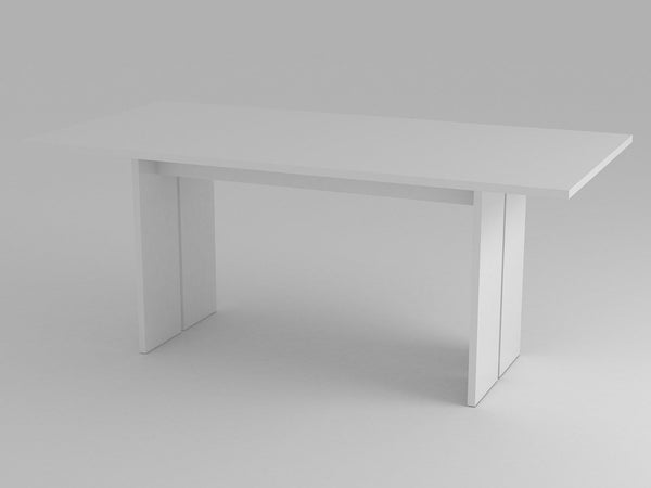 prezzo Tavolo Rettangolare 160x90x75 cm Bologna Bianco Lucido
