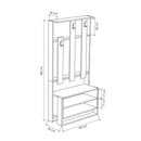 Mobile ingresso 90x36x180 cm Chester noce