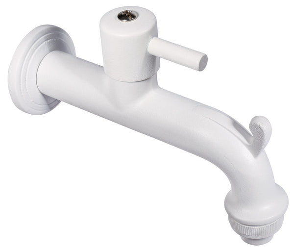 acquista Rubinetto Colorato per Fontana da Giardino in Ottone Belfer RUB/023 Bianco