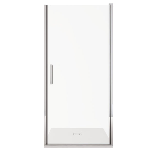 prezzo Porta Parete Doccia 1 Anta Batttente in Cristallo Trasparente 6mm H195 Bonussi Alexia Varie Misure