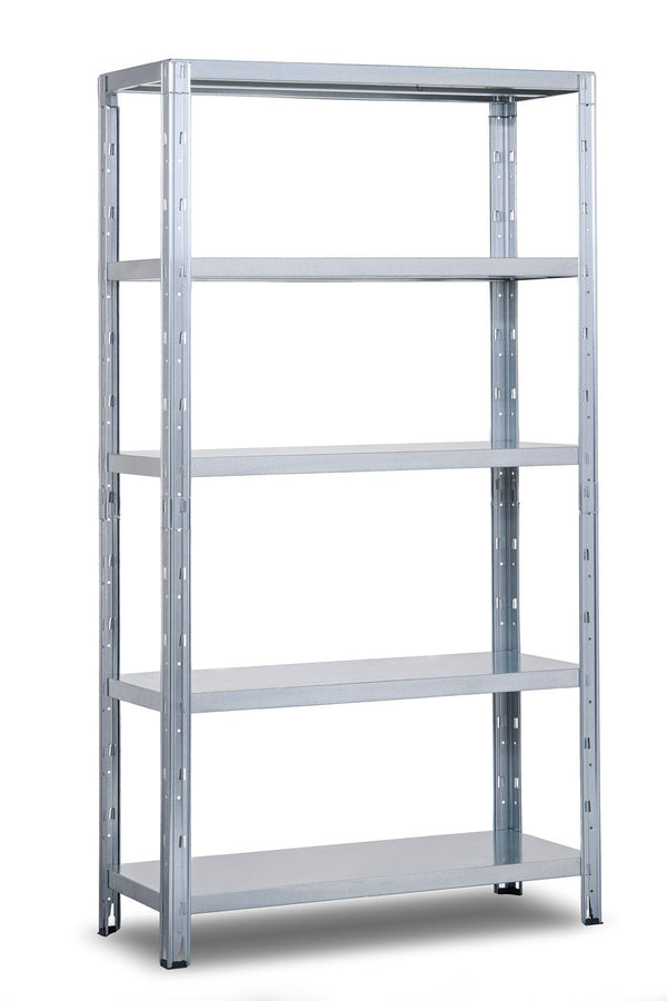 prezzo Scaffale in Metallo ad Incastro 5 Ripiani 120x50xh188 cm Crosser Zincato