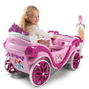 Carrozza Elettrica per Bambine 132x72x87 cm 7,2V con Licenza Disney Princess