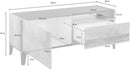 Mobile TV 1 Anta 1 Cassetto 120x40x47 cm Sunrise Acero Pereira e Ardesia