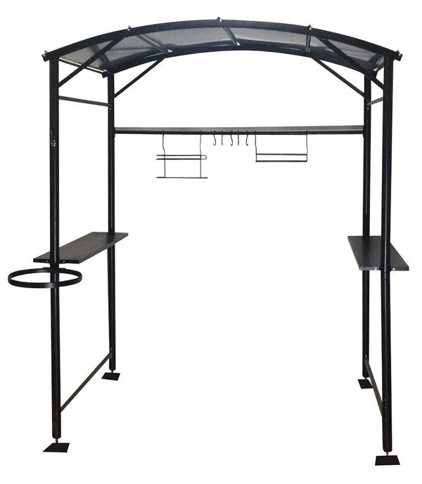 Tettoia per Barbecue 250x135x224 cm in Acciaio con Accessori prezzo