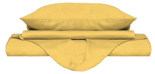 Copripiumino Matrimoniale con Sacco e Federe in Raso di Poliestere Giallo online