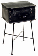 Mobiletto Valigia in Metallo Nero