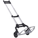 Carrello Portapacchi Pieghevole Max 70kg in Alluminio 