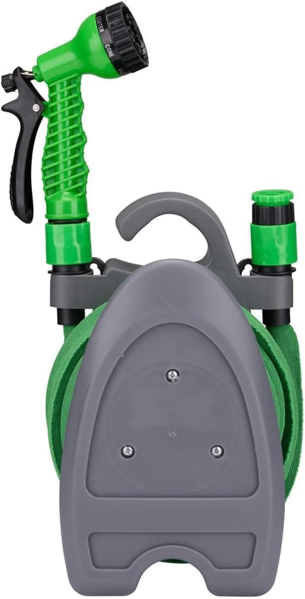 Tubo Pompa dell'Acqua da Giardino Estendibile 10 Metri Rivestimento Elasticizzato Verde Kinzo sconto