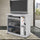 Mobile porta TV Crescendo 80 81x40x72H cm bianco frassinato