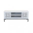 Mobile TV Clifford 130x40x55 h cm in Legno Marrone