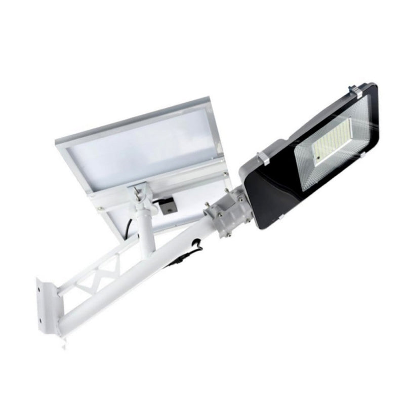 LAMPIONE FARO LED STRADALE 200W CON PANNELLO SOLARE STAFFA - Foto 5