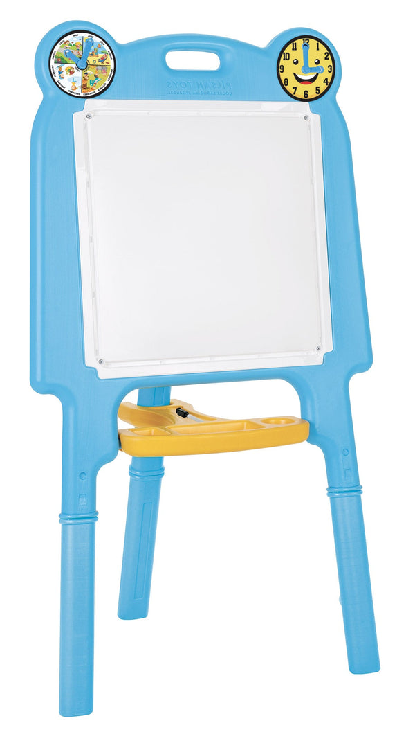Lavagna per Bambini 53x67x119 cm con Portapenne Azzurra acquista