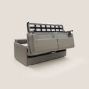 Divano Letto 3 Posti 189x96x96 cm Evans in Tessuto Tortora