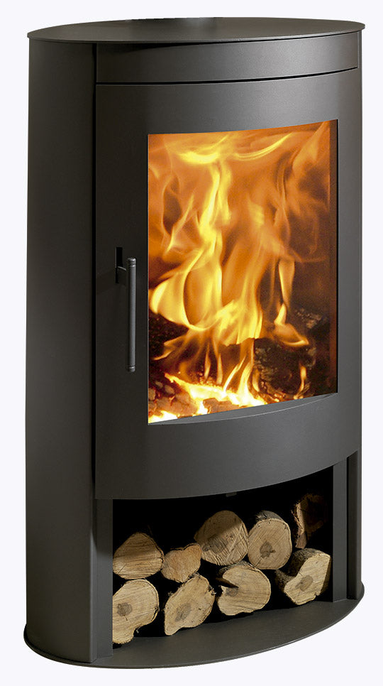 prezzo Stufa a Legna 8,7 kW 104,8x60,5x49 cm Oval Nera