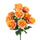 Set 3 Bouquet Artificiale con 9 Rose Altezza 43,5 cm