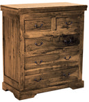 Mobile 5 Cassetti in Legno Country Antic Chiaro