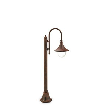 prezzo Lampada Palo da Giardino E27 60W in Alluminio Sovil Ruggine