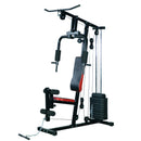 Stazione Fitness Multifunzione per Allenamento Professionale in Acciaio 