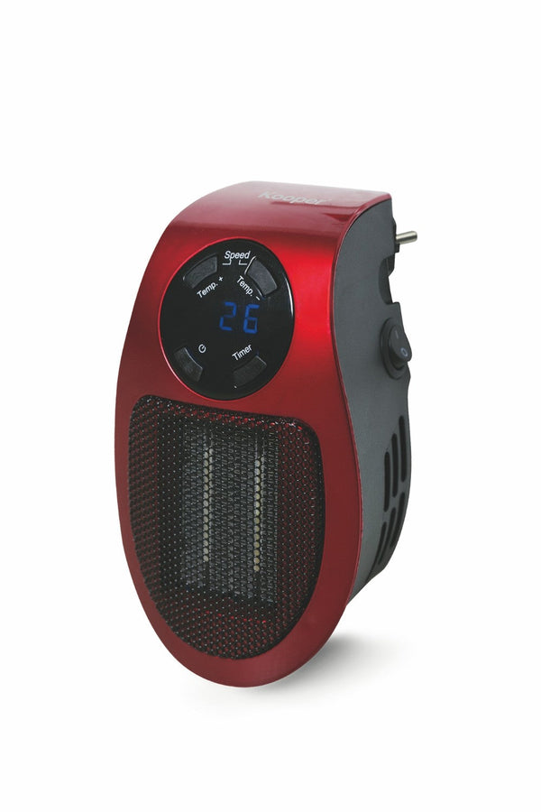 Stufa Stufetta da Parete 500W Display LCD Kooper Pluggy Rosso online