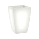 Vaso Luminoso da Giardino a LED 40x40x57 cm in Resina 5W Jasmine Bianco Caldo