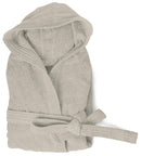 Accappatoio in Spugna 100% Cotone Tortora