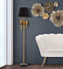 Lampada da Terra Pappagallo Ø 37x164,5 cm in Ferro e Poliestere