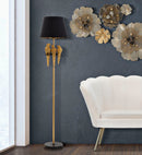 Lampada da Terra Pappagallo Ø 37x164,5 cm in Ferro e Poliestere