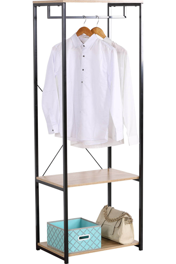 acquista Stender Appendiabiti 2 Ripiani 60x40,4x167 cm in Metallo e Truciolato Motti