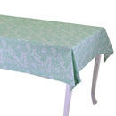 Tovaglia Rettangolare 140x180 cm in Cotone 180 GSM Tessuto Wild Rose Verde Acqua