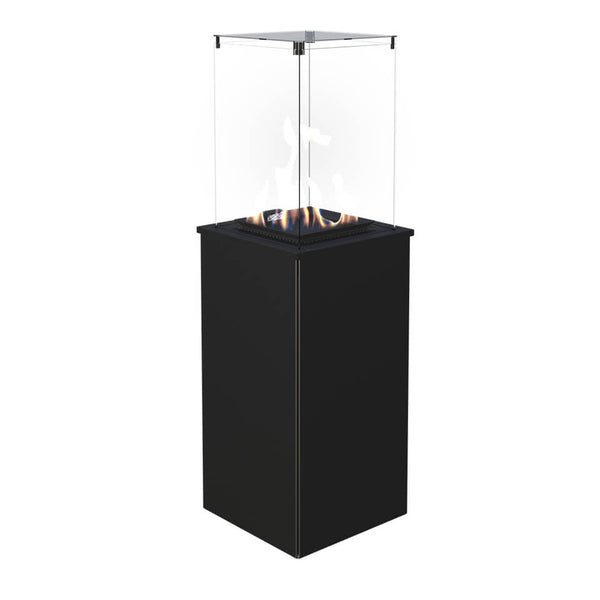 Stufa a Gas da Esterno 154,7x46,7x46,7cm Flig Gastonia Nero Satinato prezzo