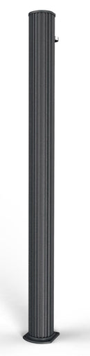 Doccia Solare da Giardino 40L Miscelatore Arkema Big Jolly Grigio Antracite