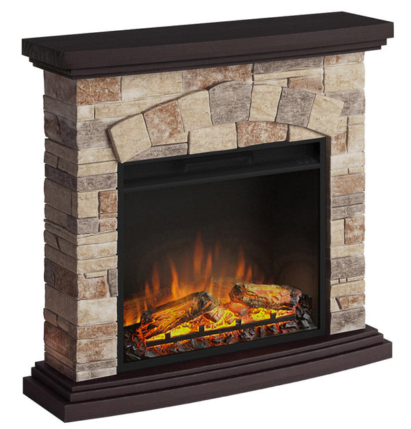 prezzo Camino Elettrico da Pavimento Effetto Fiamma 1500W Tagu Tori Effetto Pietra