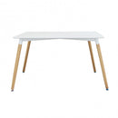 Tavolo Lione 120x80x75 h cm in Legno Bianco