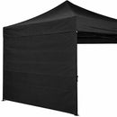 Telo Laterale per Gazebo 3x2 m Market in Tessuto Oxford Nero   