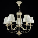 Lampadario Elegant in Metallo Olivia Avorio