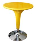 Tavolino da Bar in Abs Giallo con Alzata a Gas Tosini Hc 170Y