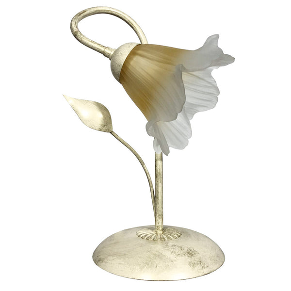 online Lume 1xE14 Montatura Avorio Oro Vetro Satinato Sfumato Ambra E-Energy Melania