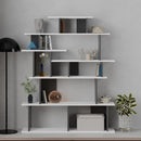 Libreria design 120x29,2x149 cm Apollon bianco antracite