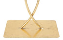 Scultura Leaf Glam 35x11,5x44 cm in Ferro Oro