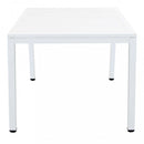 Tavolo Milo 150x90x74 h cm in Alluminio Bianco