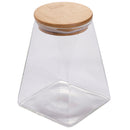 Barattolo Triangolare 10,5x10,5x15,3 cm 900 ml in Vetro Borosilicato VdE Tivoli 1996 Love 