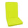 Cuscino Real Medio 90x40x4 cm in Poliestere Verde