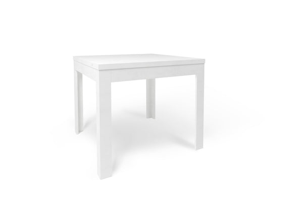 prezzo Tavolo Allungabile 90/180x90x75 cm Ossido Bianco e Ossido Bianco