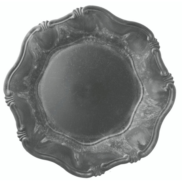 Set 6 Sottopiatti in Plastica Ø 34cm Villa d'Este Hippy Smerlato Grigio online