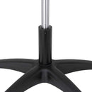 Sgabello Estetista Girevole Seduta Imbottita 10cm in Ecopelle Salone Studio Nero