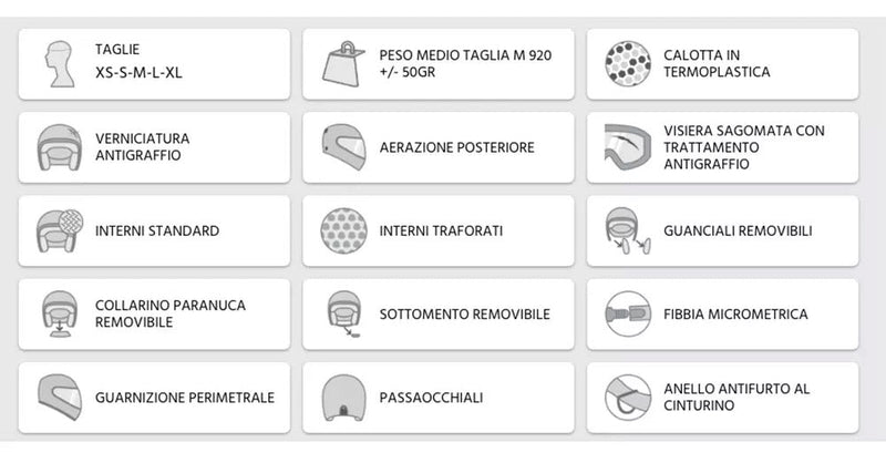 Casco Jet per Scooter Visiera Sagomata CGM Florida 109A Verde Opaco Varie Misure